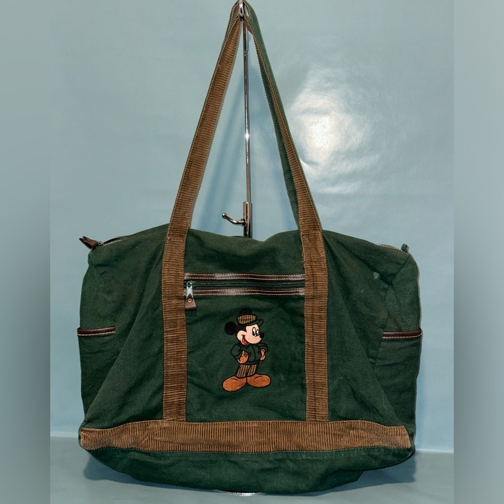 Vintage Disney Unlimited Mickey Mouse Green/Brown bag